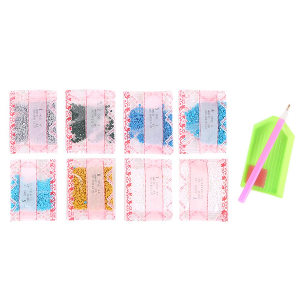 5D DIY Частичная дрель специальной формы Набор для алмазной живописи Девушка Украшение AU