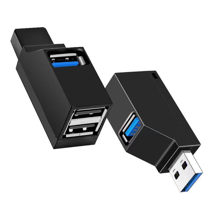 Прямое подключение USB 3.0 Высокоскоростной 3-портовый Мультиинтерфейсный Хаб-Разветвитель