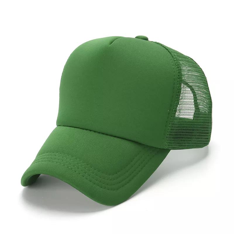 OEM 5 Panel Sport Cap Gorras Foam Mesh Trucker Hat Custom Logo Design Pattern 3D Embroidery Sublimation Print Promotional Hat