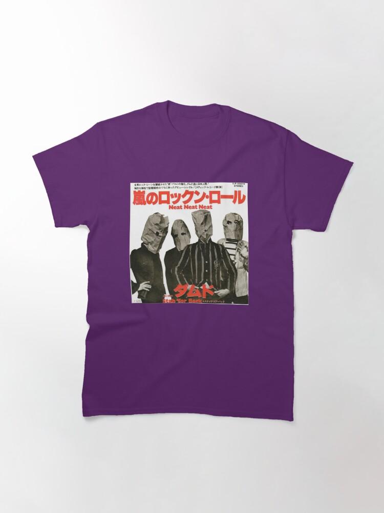 The Damned THE DAMNED-Neat Neat Neat (JAPANESE RELEASE) Classic T-Shirt