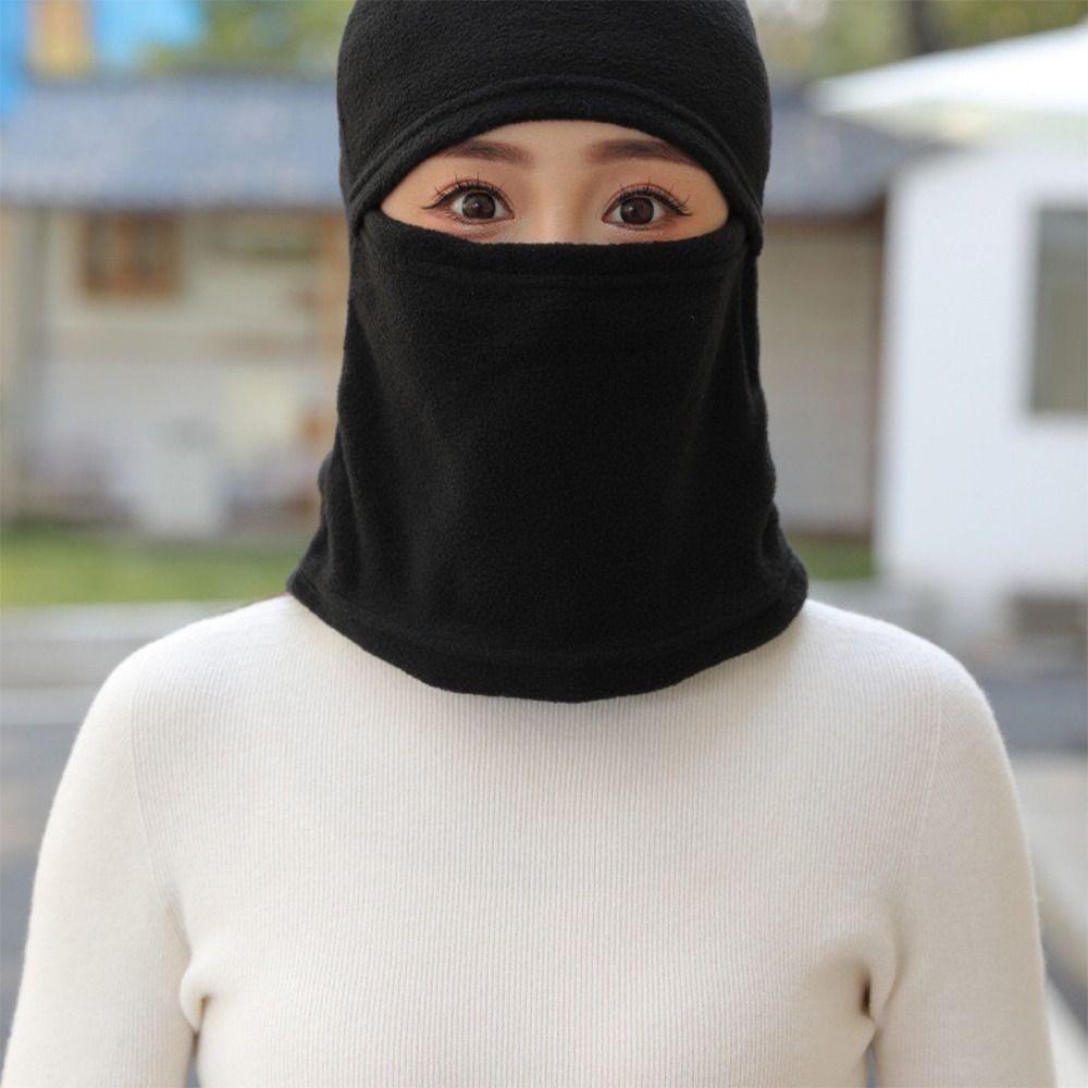 Windproof Winter Hat Polar Fleece Ski Mask Caps Fashion Men Bonnets  Women Men