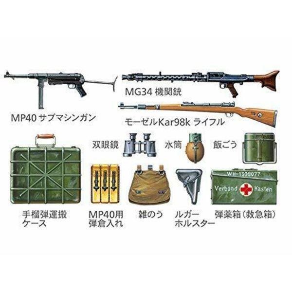 Tamiya Немецкий пехотный набор (Середина Второй мировой войны) Комплект пластиковых моделей NEW из Японии