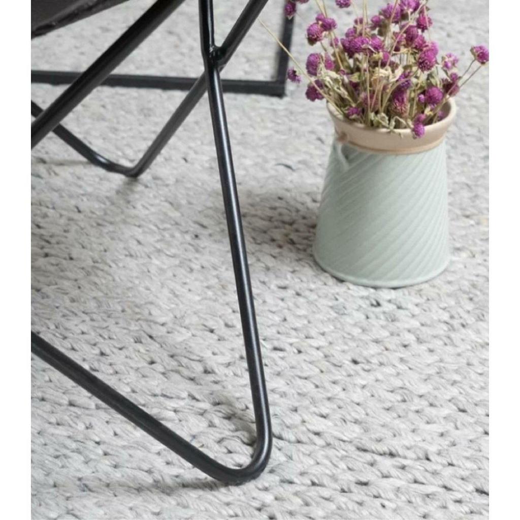 Handmade Black Buffalo Leather Butterfly Chair Lounge Relax Arm Chair Home Décor