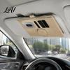 Driving Eyeglass Hanger Car Sun Visor Glasses Holder Eye Clip Organizer for Dashboard Eyewear Vehicle Multi Functional Storage Pouch Sunglasses