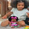 African American Reborn Doll Simulation Black Full Enamel Baby Doll Girl Toys Lifelike Play Dolls Fun Kids Toy Children Gifts