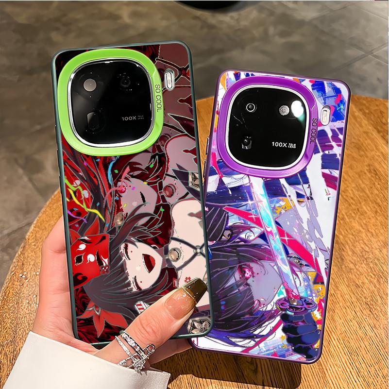 Для IQOO 15 Ultra/15R/13/Z11/Z10/Z9 Turbo Жесткая задняя панель, мягкая боковая рамка, чехол для телефона / IQOO Neo 11/Neo 10 Z9 Turbo Z10X Neo 9 Pro Ударопрочный чехол IQOO