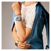 Casio BABY-G Series Retro Denim Waterproof Sport Quartz Movement Plastic Acrylic Strap Japanese and Korean Watch Women's Watch Blue BA-110DC-2A3