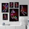 Modern Fancy Basketball Sports Prints and Posters Wall Art Canvas Paintings for Living Home Decor No Frame