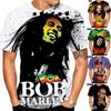 3D певец мужской BOB хип-хоп рок рэп уличная мода классический повседневный уличный с коротким рукавом