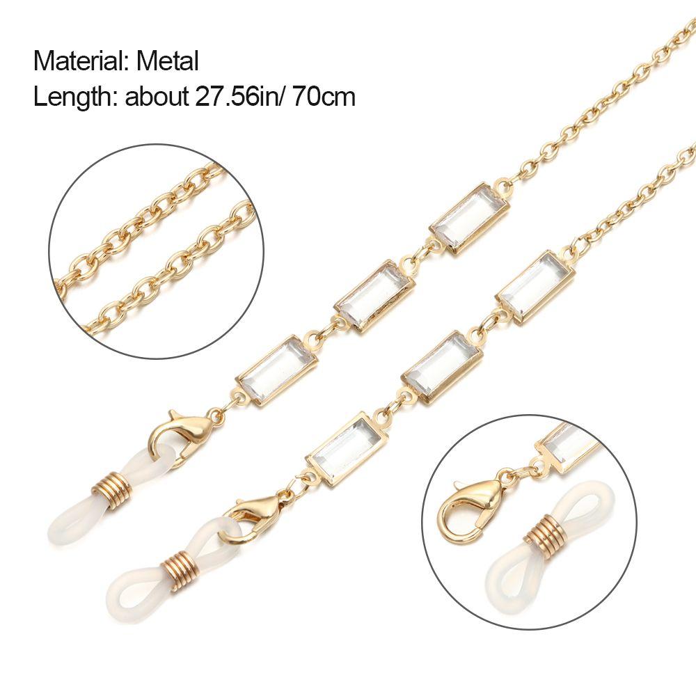 Аксессуары Металлический ремешок для очков от потери Шнурки для солнцезащитных очков Цепочки для очков Держатель шнурка для очков