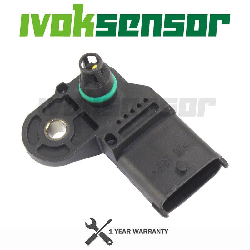 Датчик MAP для VOLVO FE FH FL FM KAMAZ DAF CF LF 45 55 65 0281002743 0281002576 20524936 1403945 С разъемом