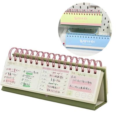 Премиальное качество Журнал учета Очень привлекательный Простой Настольный календарь-ветряк Ежедневное планирование