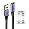 Кабель-переходник USB 3.0 Male на USB C Female 10/20/30/50/100 см, 10 Гбит/с, для аксессуаров и периферийных устройств ноутбука