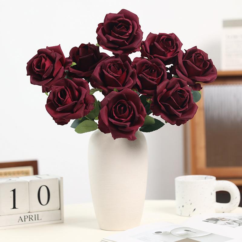 10 head bundle of simulated roses 10cm wedding auditorium set photography ornament