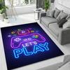 Gamer Rug for Boys Room Non-Slip 3D Cool Printed Gaming Rug for Boys Room, Game Room, Living Room, Bedroom Area Rug Home Decor