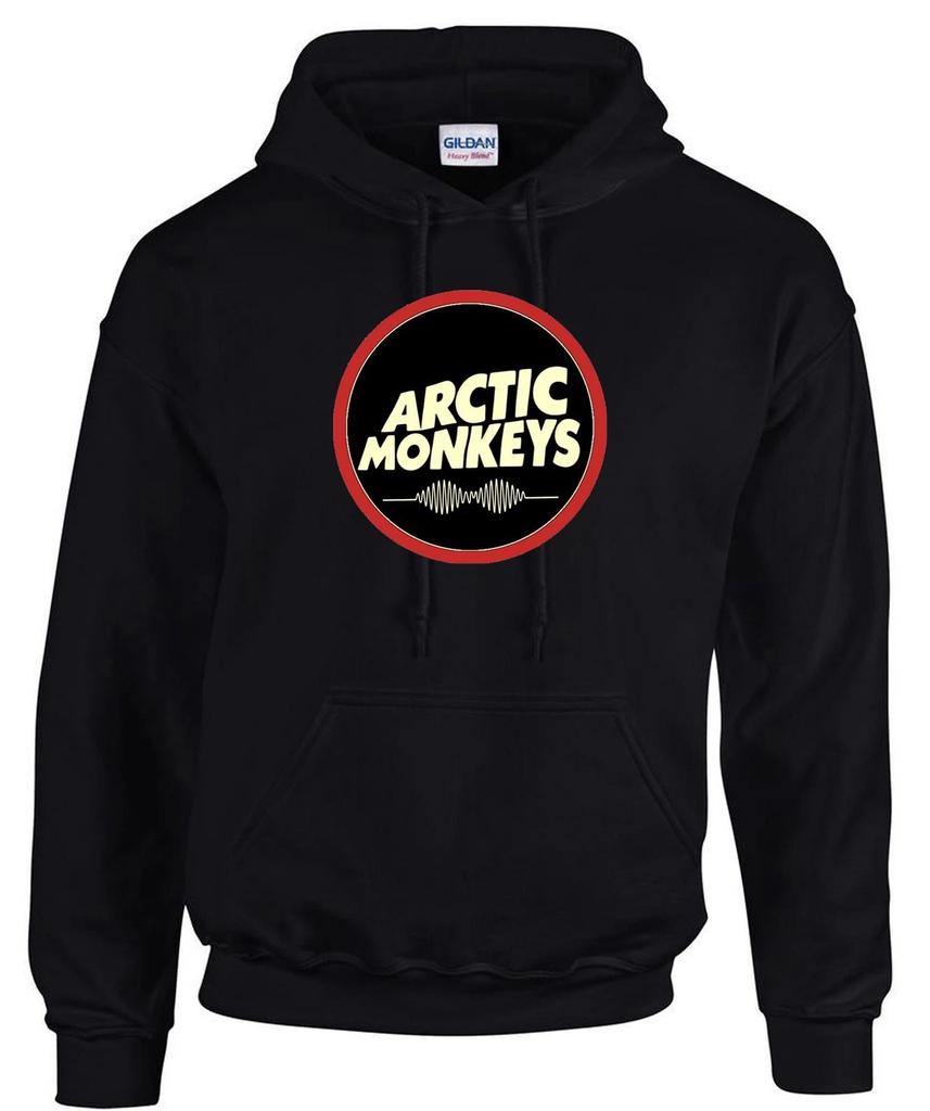 Arctic Monkeys Рок-музыка Логотип Черный Худи с капюшоном -31285-