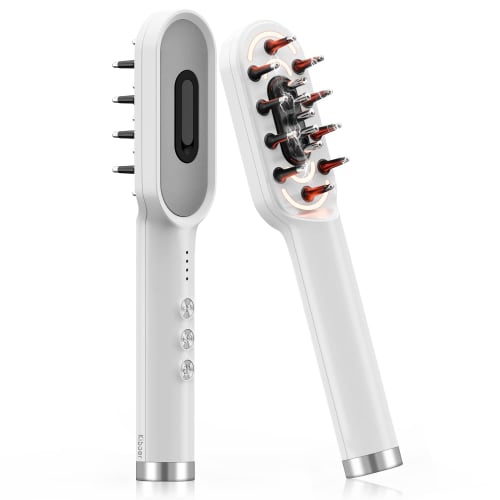 Kiboer Electric Brush Facial Beauty Device Electric Scalp Brush Scalp Care Face Care Single Use EMS RF EP Micro Current Light Beauty Lotion Box Includ