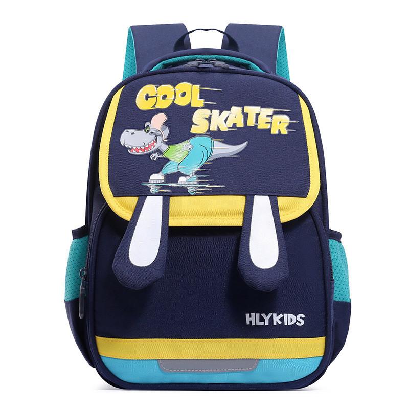 Adorable Unicorn Backpack For Kids Lightweight Cartoon Dinosaur Design School Bag