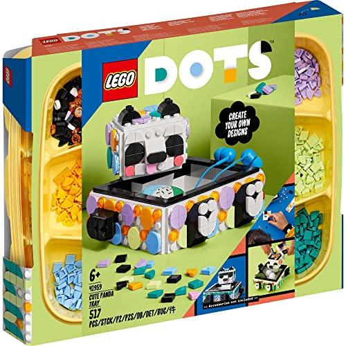 LEGO Dots Милый поднос-панда 41959, Конструктор, Подарок, Украшения, Поделки, Для мальчиков и девочек, От 6 лет
