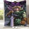 Ретро Z-Zelda Мультяшный Линк Игры Фланелевое Одеяло, Ультра Мягкий Теплый Плюшевый Плед для Дома Спальни Кровати Дивана Походного Пикника Ребенка