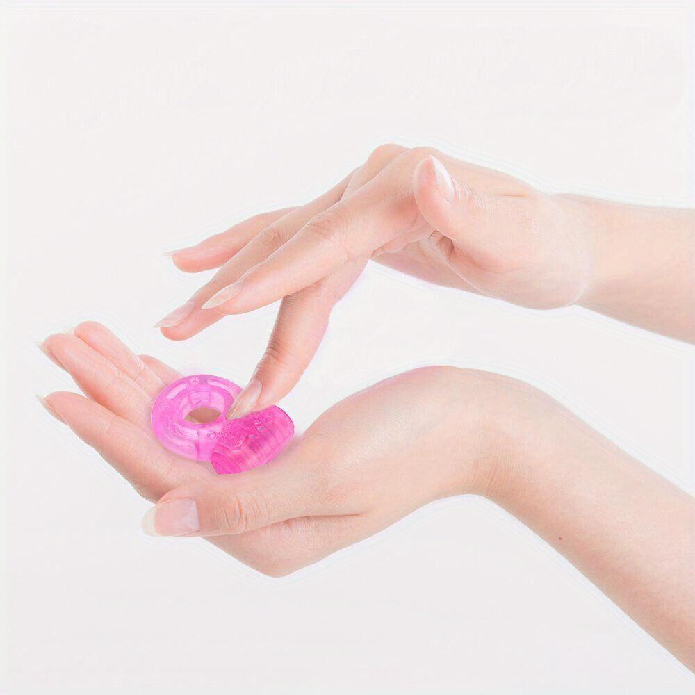 1pc Male Vibrating Cock Ring Penis Vibrator, Waterproof Couple Sex Toys Clit Orgasm