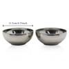 2pcs Puzzle Water From Above Bowl Toy Stainless Steel Gimmick Magic Toys  Party Trick