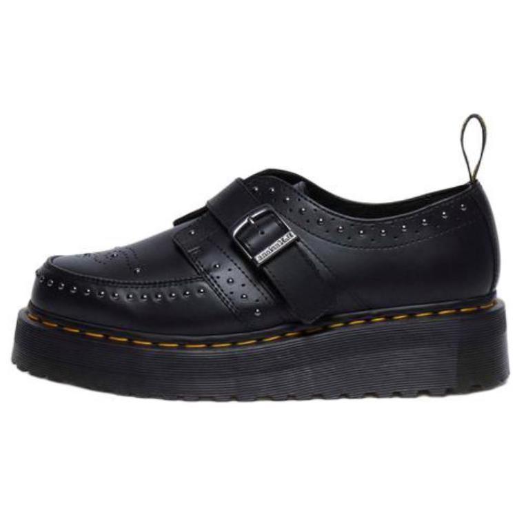 Dr. Martens Comfortable Vintage Motorcycle Casual Shoes Women Shoes Black 32087001