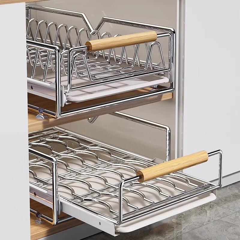 YOUQIN Stainless Steel Pull-out Dish Drying Rack
