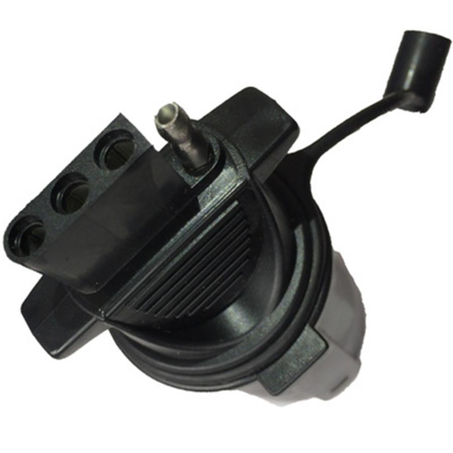 7-контактный круглый на 4-контактный плоский адаптер-вилка для дома на колесах, прицепа, кемпера