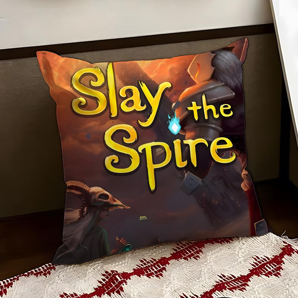 Game SSlay Tthe Spire Cushion Cover Reversible Soft Durable Pillow Cover Home Car MultiScene Use for Daily Comfort