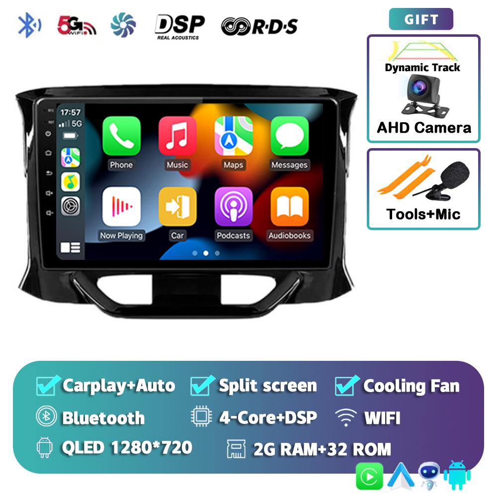 Android 14 Carplay Auto WIFI+4G Car Radio For LADA Xray X ray 2015-2019 Multimedia Video Player Navigation GPS Stereo 2din DVD