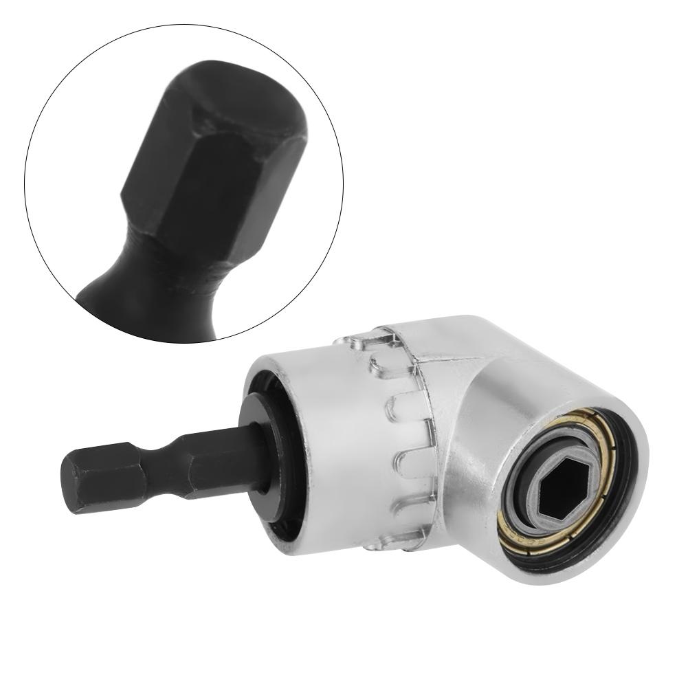 1 4in 105 Degree Angle Hex Extension Drill Bit Adjustable Screwdriver Socket Holder Adapter