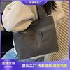 Canvas Bag Women's Large-capacity New Autumn and Winter Versatile Shoulder Bag Leisure Student Class Tote Bag