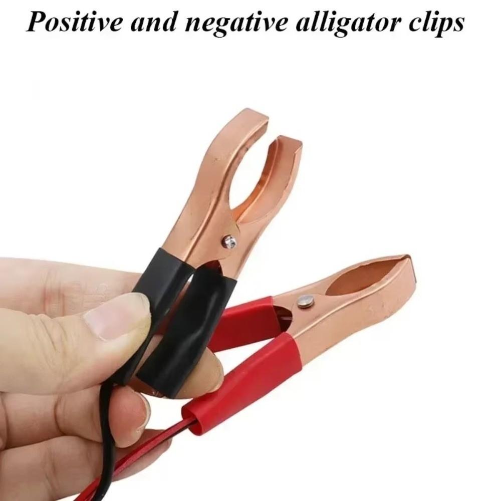 With Alligator Clips 12V Digital Battery Tester Automotive Cranking System Tester Electrician Tool