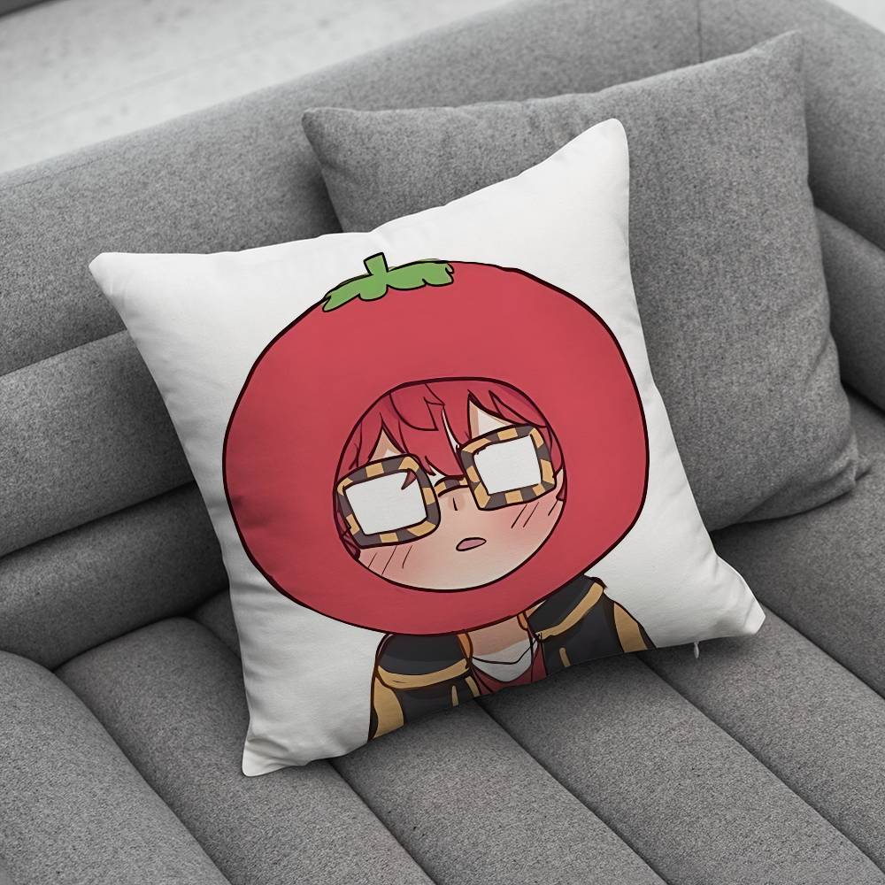 Аниме Mystic Messenger Игра 707 Наволочка Наволочка против пылевых клещей Невидимая молния шелковистый короткий плюш Чехол для подушки дивана