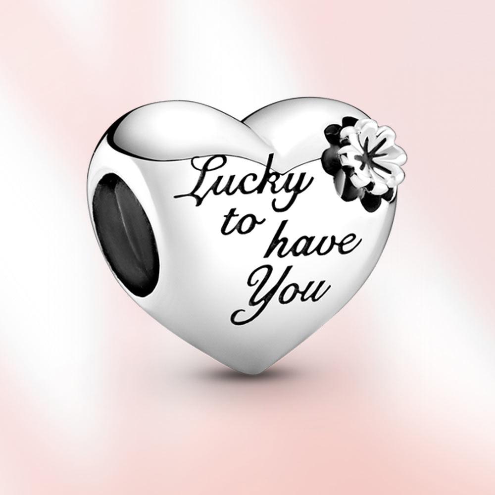 Новый шарм S925 из стерлингового серебра с сердцем из бисера, подвеска для мамы, подходит для оригинального браслета, женские модные украшения, подарок для любви