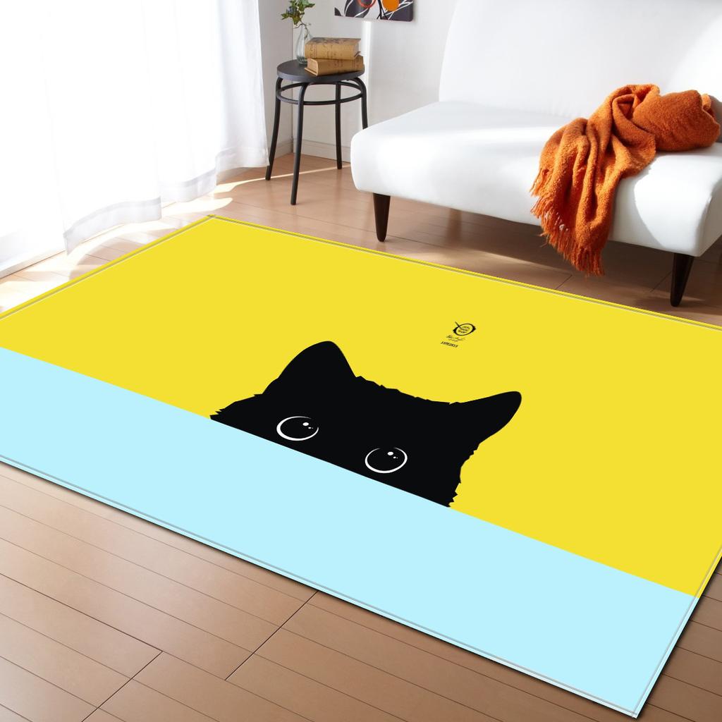 Animal And Plant Living Room Carpet Bedroom Dining Room Floor Mat Pattern Size