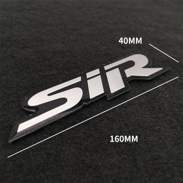 Автомобильные наклейки 3D металлические эмблемы с логотипом SIR, наклейки для значков для FIT Jade Accord City Civic CRV Accord, автомобильные наклейки на задний багажник