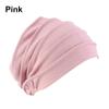 Elastic Women Turban Hat Winter Warm Muslim Hijabs Soft Cotton Head Wrap Beanies Chemo Hat Sleep Caps Hair Loss Headscarf