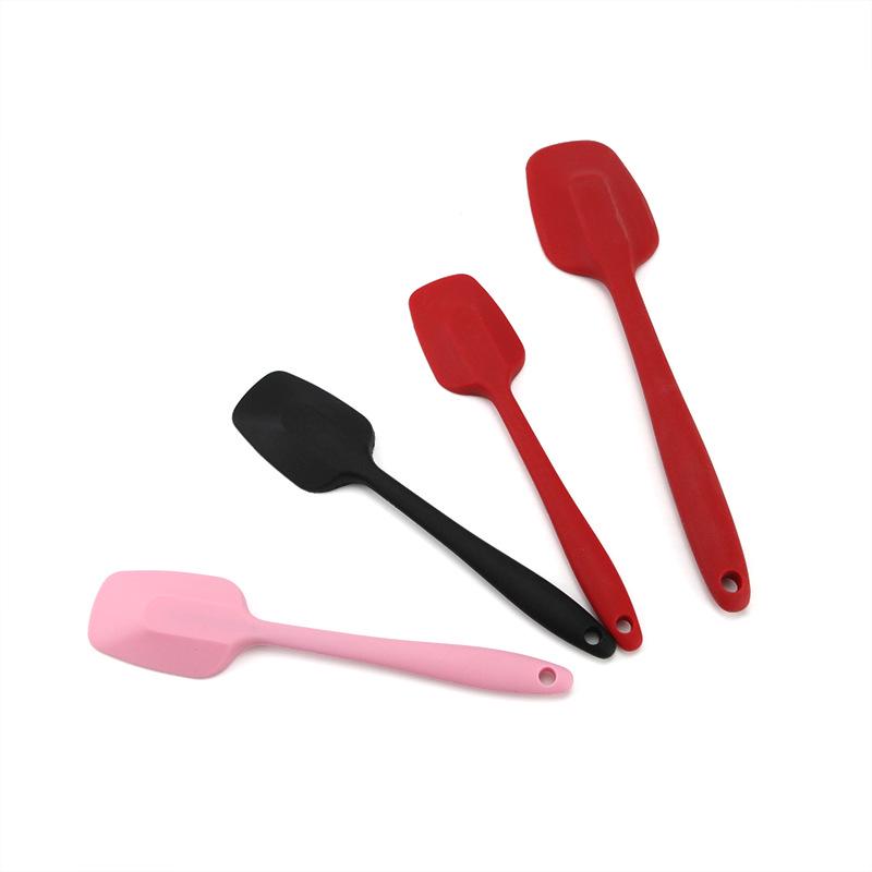 Набор силиконовых инструментов для выпечки «все в одном»: Скребок для масла, лопатка для крема, большой скребок, скребок для торта, Т-образный скребок.