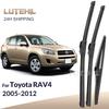 Для Toyota RAV4 XA30 2005-2012 2006 2007 2008 Дворники Передние и Задние Щетки Дворников Лобовое Стекло Окно 24"+16"+12"