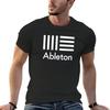 Ableton patterned and printed T-shirt  men's street top  comfortable and pure cotton clothing