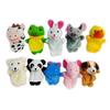 Creative Children's Mini Plush Animal Finger Puppet Toy
