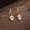 Halloween Skull Earrings For Women, Holiday Accessories, Fashionable And Personalized Punk Earrings
