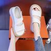 Velcro Sandals Women's Summer Wear In 2025 with Skirt Bag and Platform Muffin Casual Beach Shoes Tide