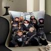 Kpop XG Group Cushion Cover Car Throw Pillow Case For Sofa Car Christmas Gift xcm xcm