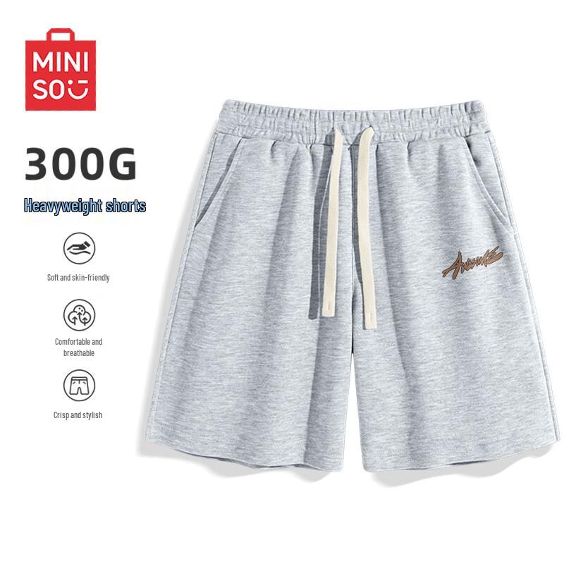 MINISO Мужские летние шорты-бермуды свободного кроя Z