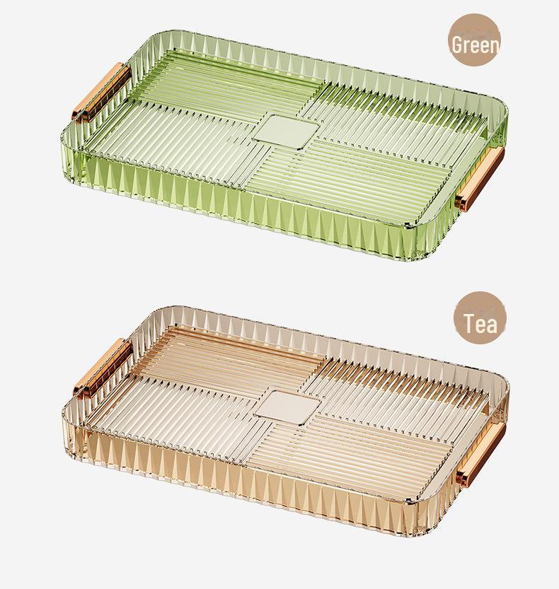 Портативный поднос для чайного сервиза: Легкая роскошь для дома, кемпинга или пикника – пластиковая сушилка для сухого заваривания