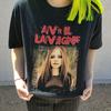 Винтажная хлопковая унисекс футболка Avril Lavigne, все размеры 22D596