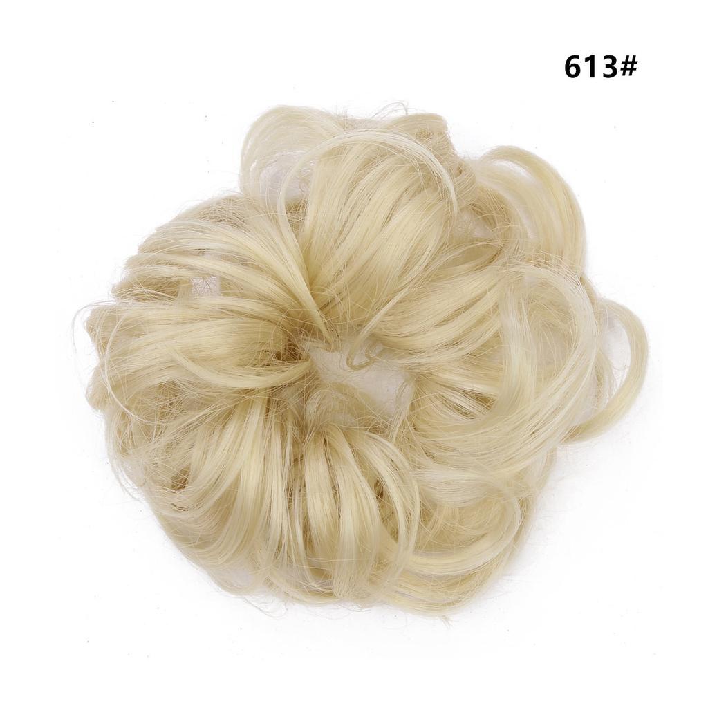 1 шт., резинки для волос из синтетических шиньонов, наращивание волос, накидка на хвост, булочка, аксессуары для волос